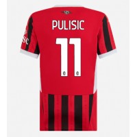 AC Milan Christian Pulisic #11 Fotballklær Hjemmedrakt Dame 2024-25 Kortermet